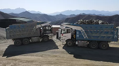 camion de minas