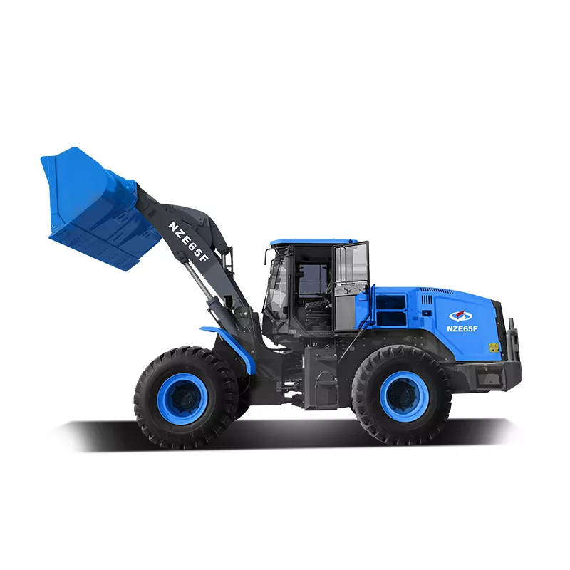 NZE65F rated loading 6.5 ton dual motor 350kwh (316kwh optional) heavy duty mining charging electric wheel loader